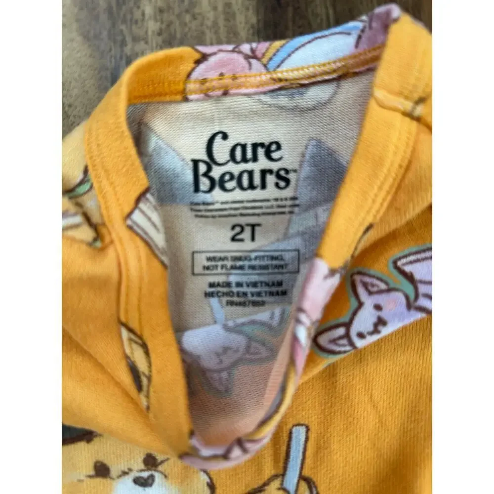 Care Bears Toddler Halloween Glow in the Dark Snug Fit Pajama Set Size 2T
